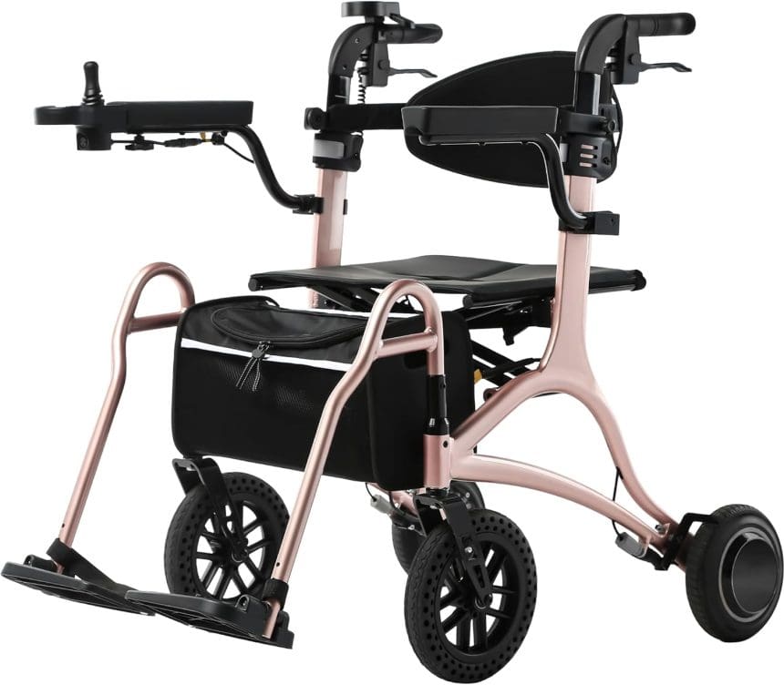 CARLIKE Wheelchair USA 3-in-1 Mobility Chair
