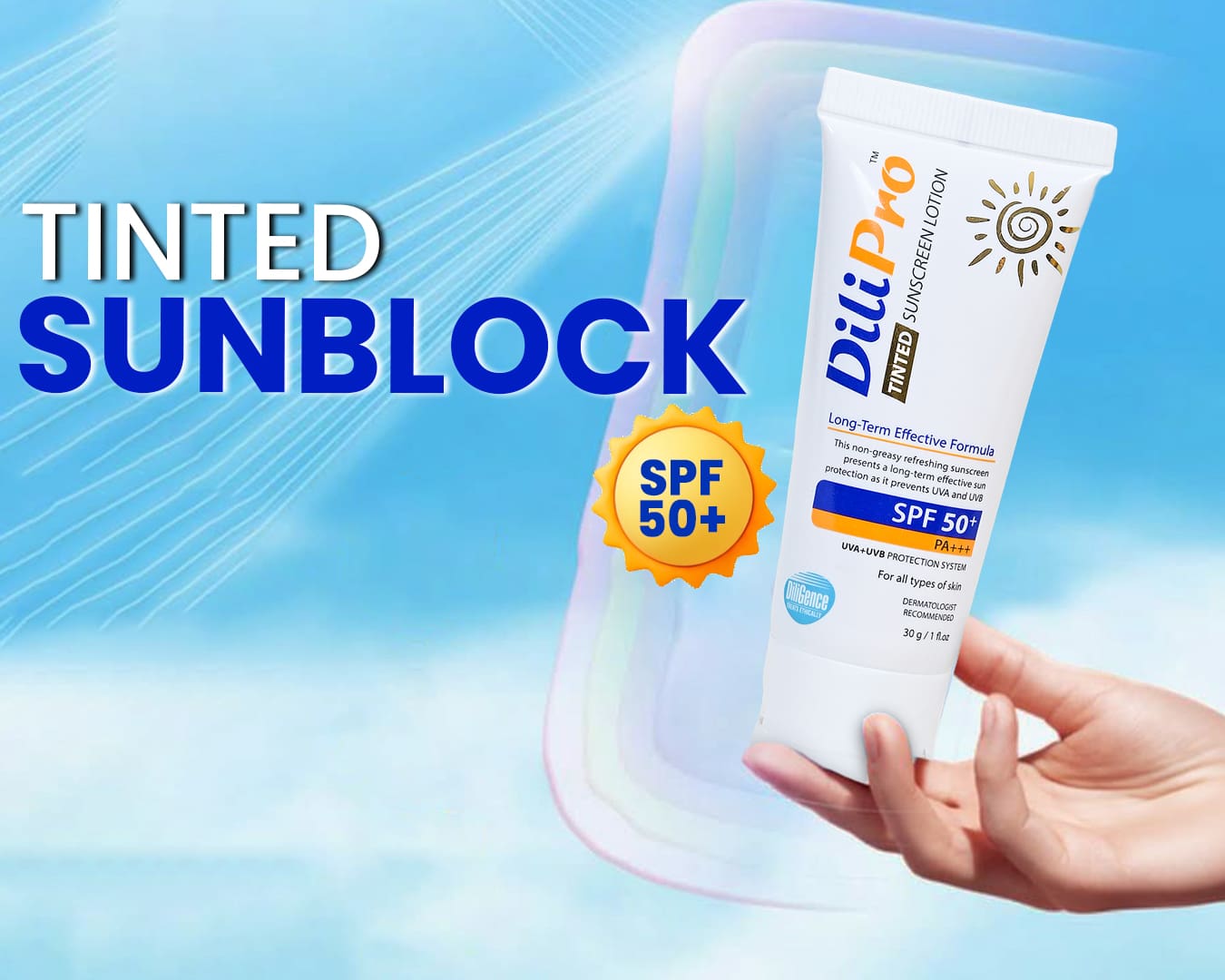 Medicated Sunblock in Pakistan: The Ultimate Guide to Choosing the Best Sunscreen for Healthy, Protected Skin 3 TINTED Sunscreen Lotion SPF50+